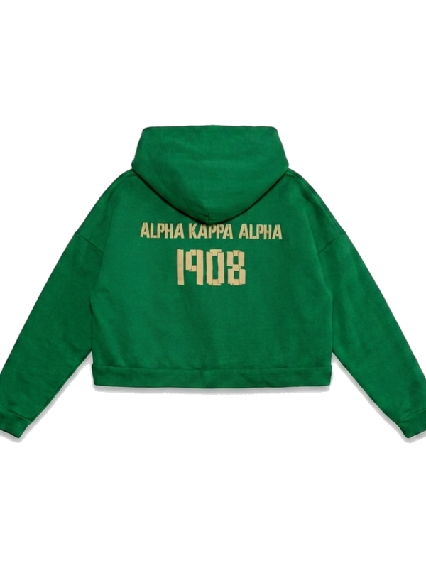 Alpha Kappa Alpha ΑΚΑ heavyweight hoodie, back — AGVPE Studios