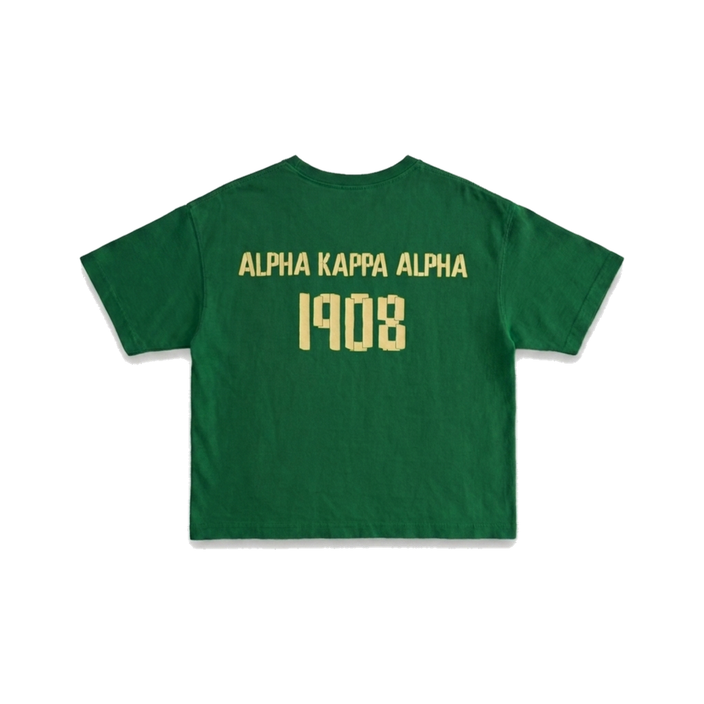 Alpha Kappa Alpha ΑΚΑ premium tee, back — AGVPE Studios