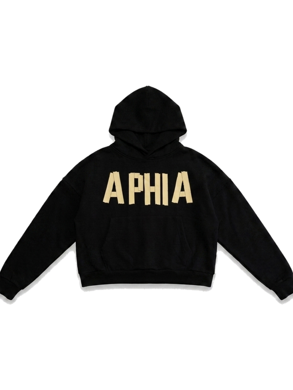 Alpha Phi Alpha ΑΦΑ heavyweight hoodie, front — AGVPE Studios