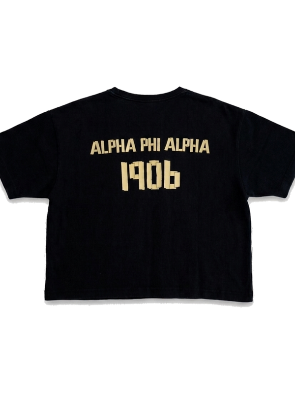Alpha Phi Alpha ΑΦΑ premium tee, back — AGVPE Studios