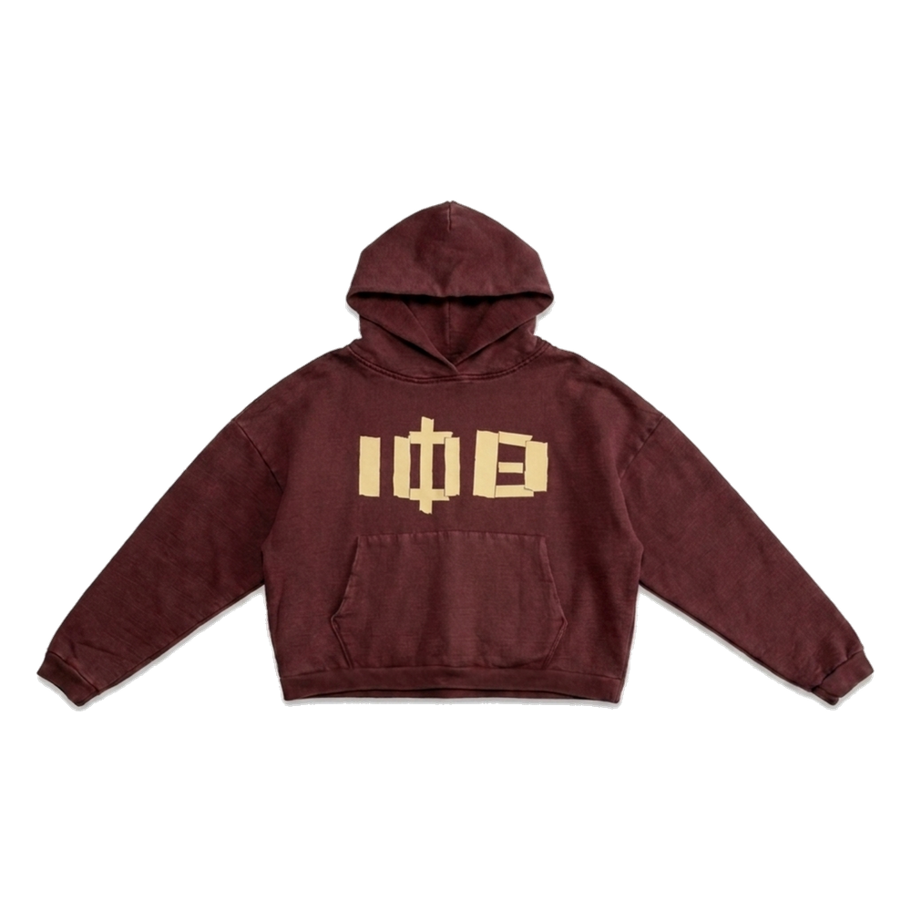 Iota Phi Theta ΙΦΘ heavyweight hoodie, front — AGVPE Studios