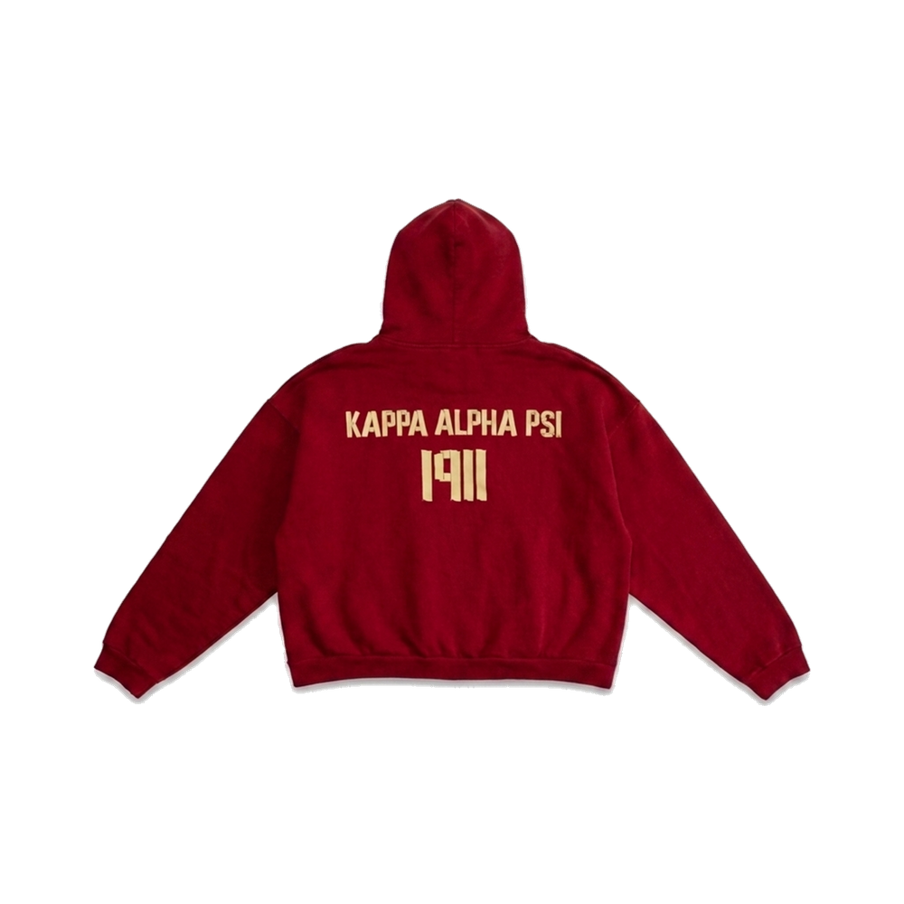 Kappa Alpha Psi ΚΑΨ heavyweight hoodie, back — AGVPE Studios