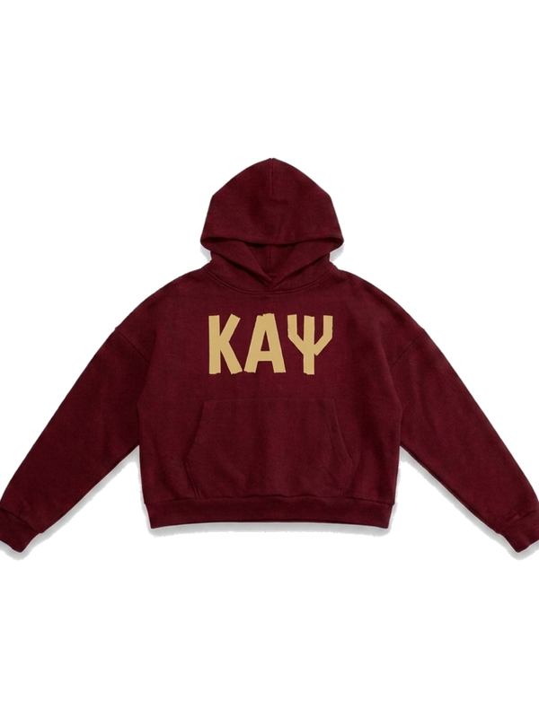 Kappa Alpha Psi ΚΑΨ heavyweight hoodie, front — AGVPE Studios