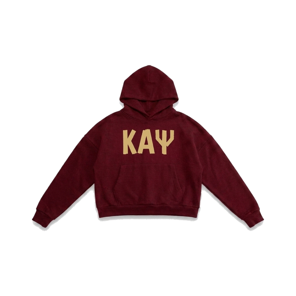Kappa Alpha Psi ΚΑΨ heavyweight hoodie, front — AGVPE Studios