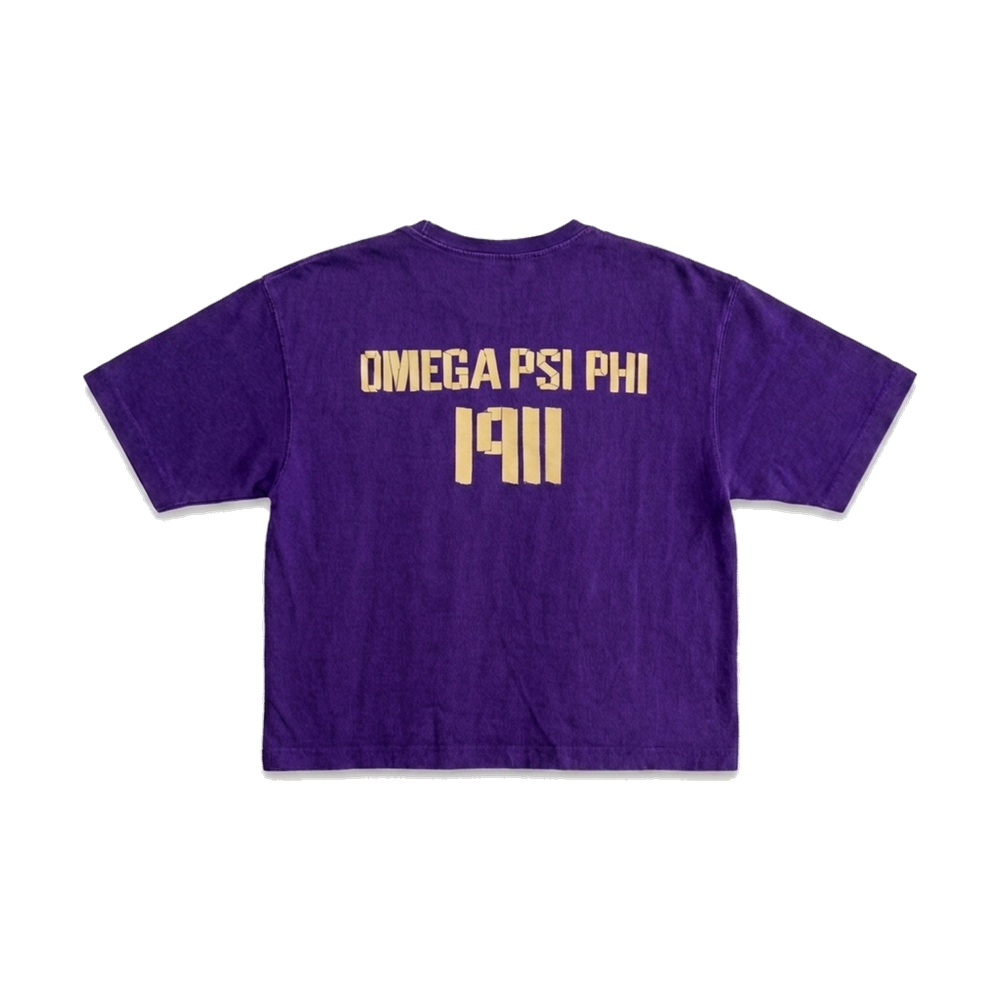 Omega Psi Phi ΩΨΦ premium tee, back — AGVPE Studios
