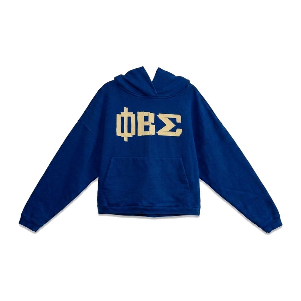 Phi Beta Sigma ΦΒΣ heavyweight hoodie, front — AGVPE Studios