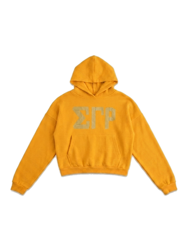 Sigma Gamma Rho ΣΓΡ heavyweight hoodie, front — AGVPE Studios