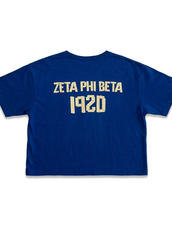 Zeta Phi Beta ΖΦΒ premium tee, back — AGVPE Studios